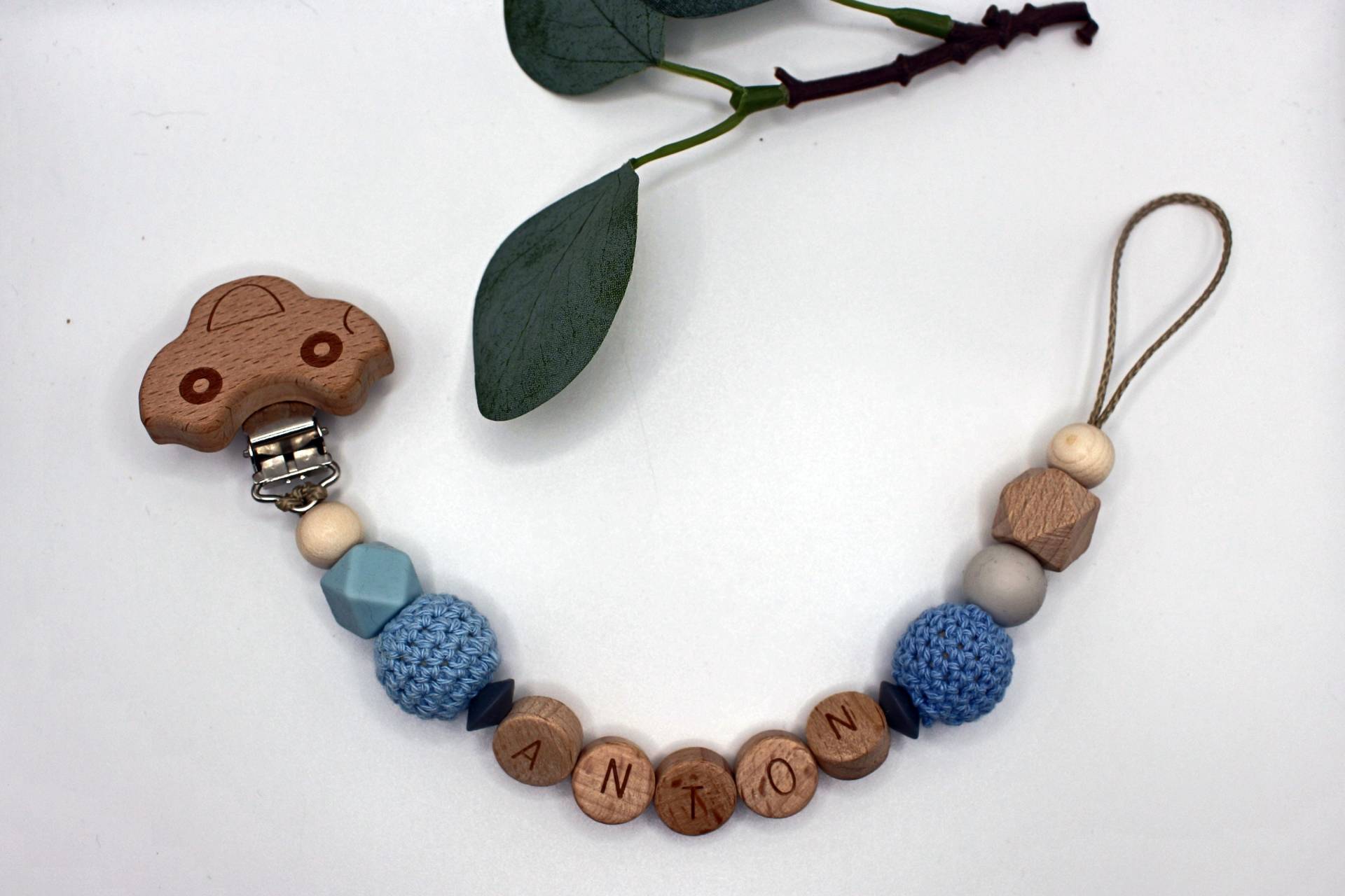 Schnullerkette, Runde Buchstaben, Wählbarer Clip, Personalisiert Schnullerkette, Runde Buchstaben, Wählbarer Clip, Personalisiert von Etsy - ArtPearlBaby