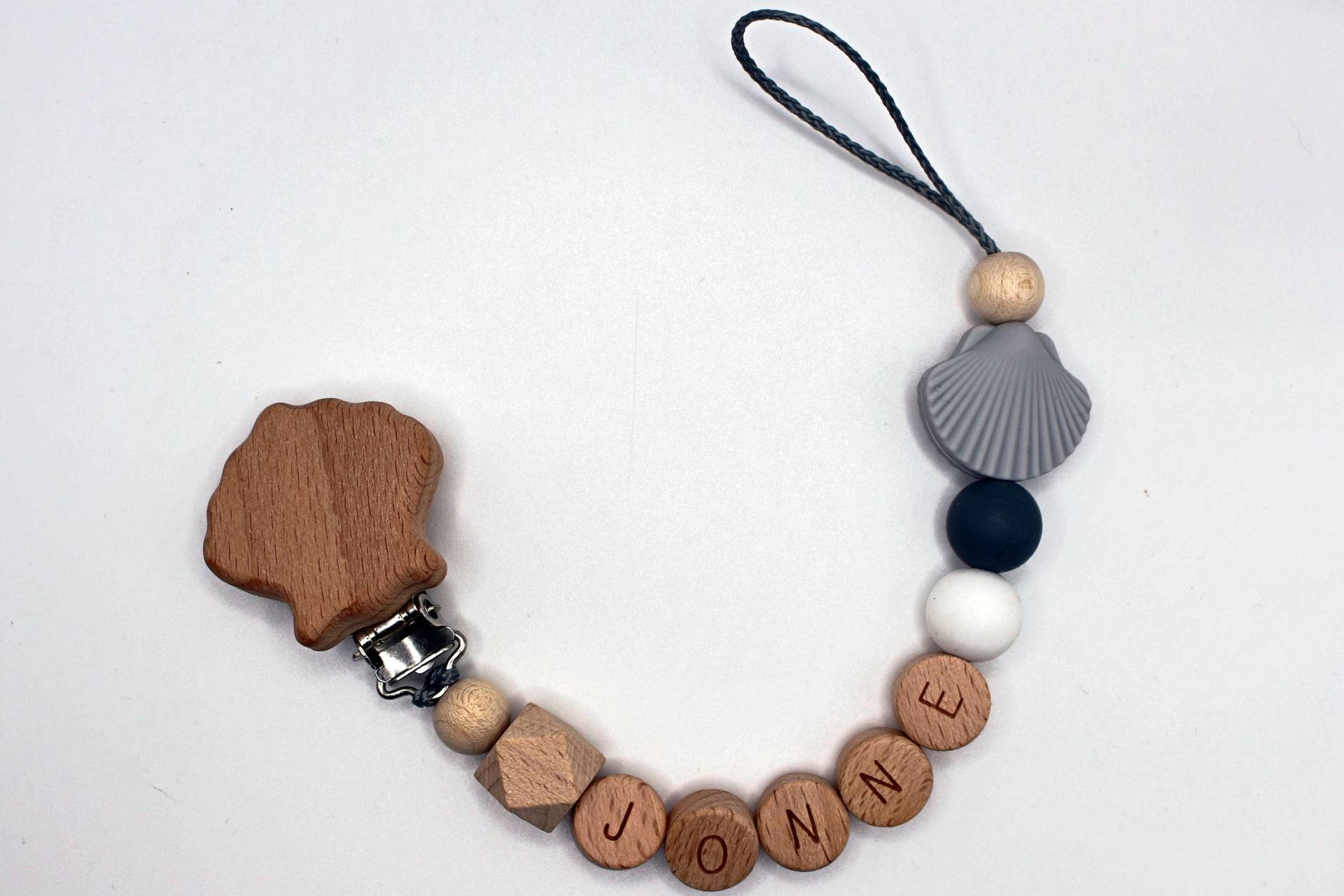 Schnullerkette, Runde Buchstaben, Wählbarer Clip, Personalisiert Schnullerkette, Runde Buchstaben, Wählbarer Clip, Personalisiert von Etsy - ArtPearlBaby
