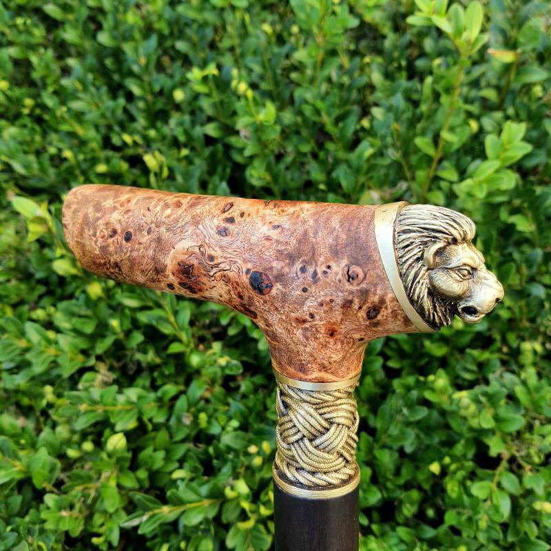 Gehstock Handarbeit Holz Hybrid Acryl Steckgriff E36 von Etsy - Artcrafft