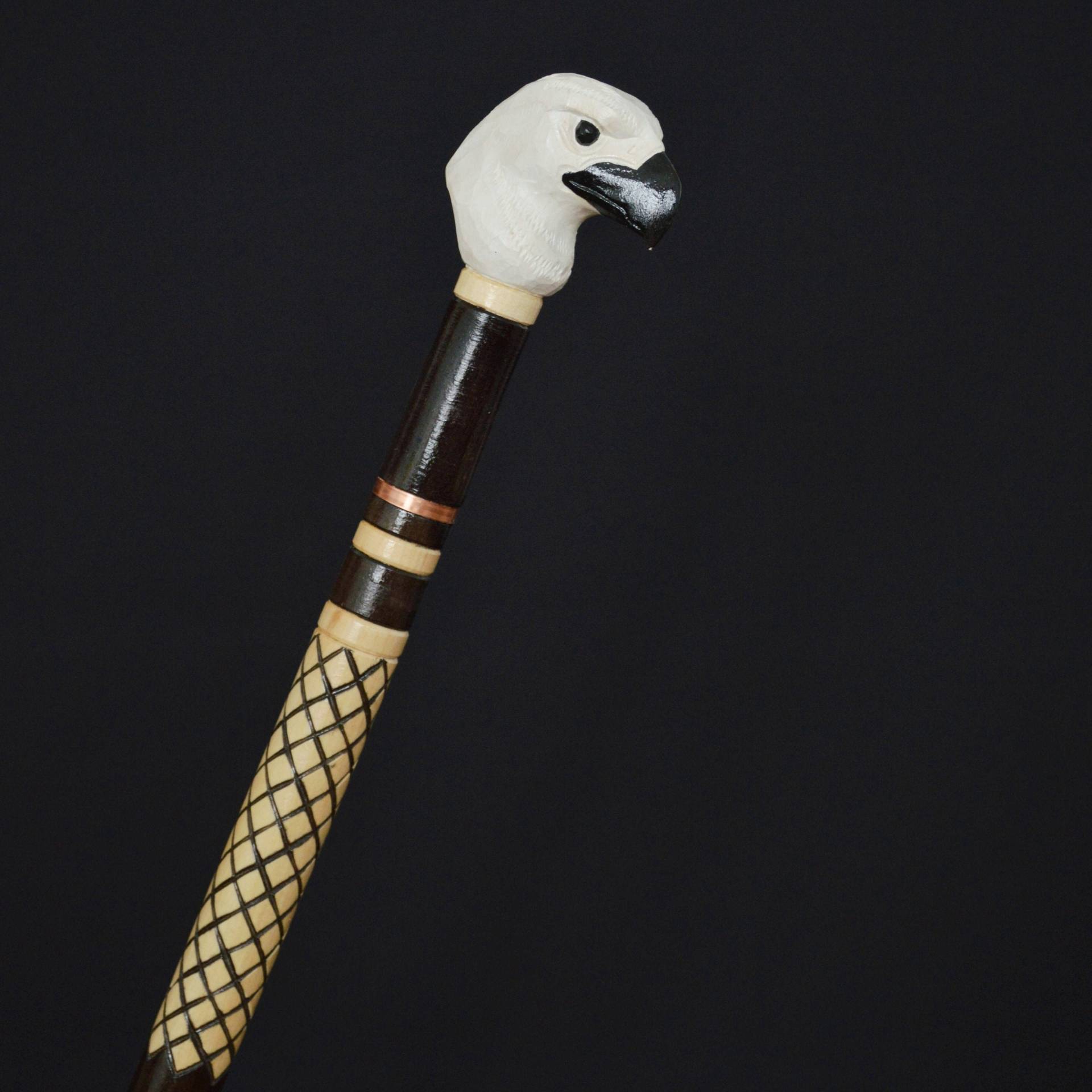 Geschenk-Gehstock, Gehstock, Stöcke, Schilfrohr, Holz, Handgeschnitzt, Handgefertigt, Gehstock-Zubehör | Weißer Adler Geschenk-Gehstock, Gehstock, Stöcke, Schilfrohr, Holz, Handgeschnitzt, Handgefertigt, Gehstock-Zubehör | Weißer Adler von Etsy - Artcrafft
