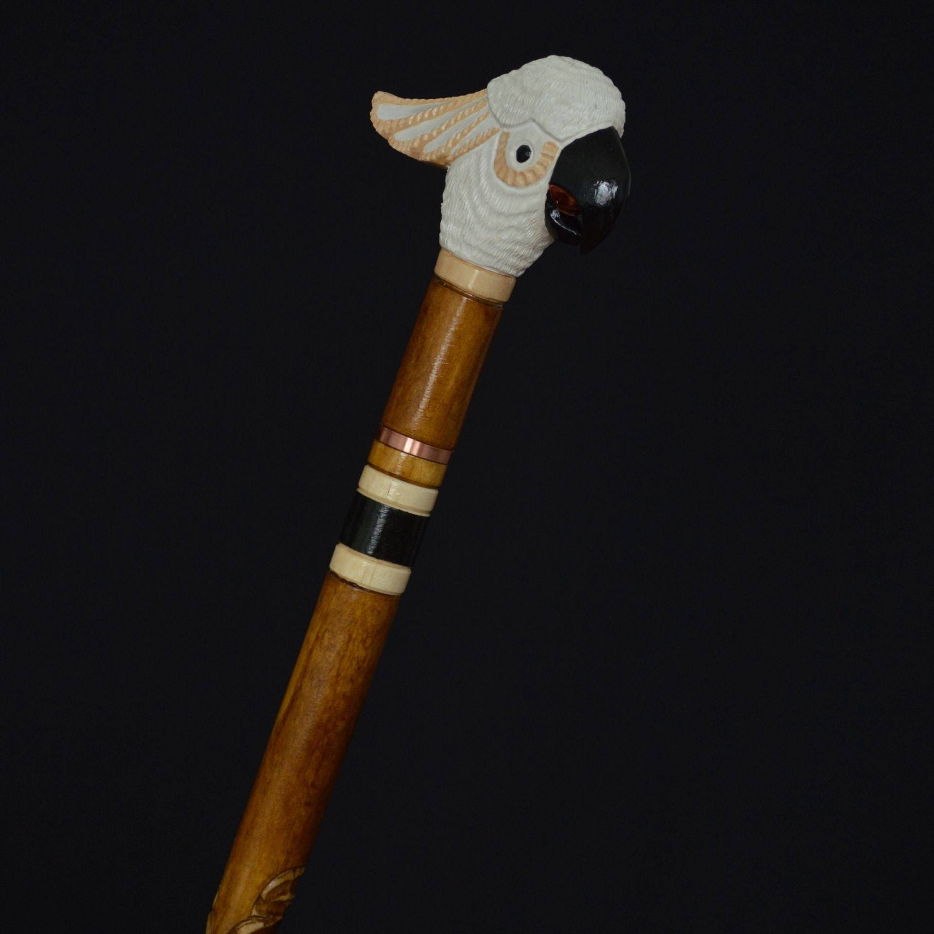 Geschenk Spazierstock Spazierstöcke Stöcke Schilfrohrstab Holz Handgeschnitzt Schnitzerei Handgefertigt Zubehör | Kakadu Papagei Weiß-Orange Geschenk Spazierstock Spazierstöcke Stöcke Schilfrohrstab Holz Handgeschnitzt Schnitzerei Handgefertigt Zubehör | Kakadu Papagei Weiß-Orange von Etsy - Artcrafft