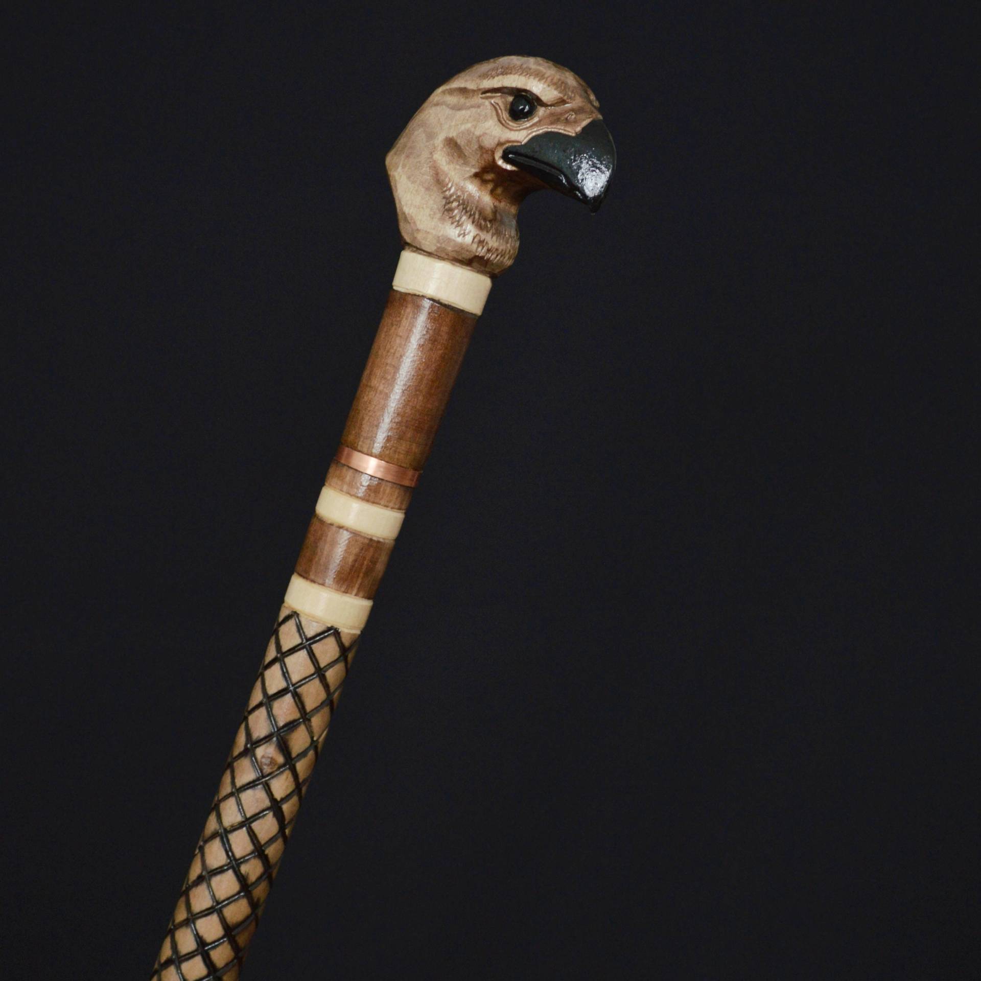 Spazierstock, Geschenk, Gehstock, Stöcke, Schilfrohr, Holz, Handgeschnitzt, Handgefertigt, Spazierstock-Zubehör | Falke Spazierstock, Geschenk, Gehstock, Stöcke, Schilfrohr, Holz, Handgeschnitzt, Handgefertigt, Spazierstock-Zubehör | Falke von Etsy - Artcrafft