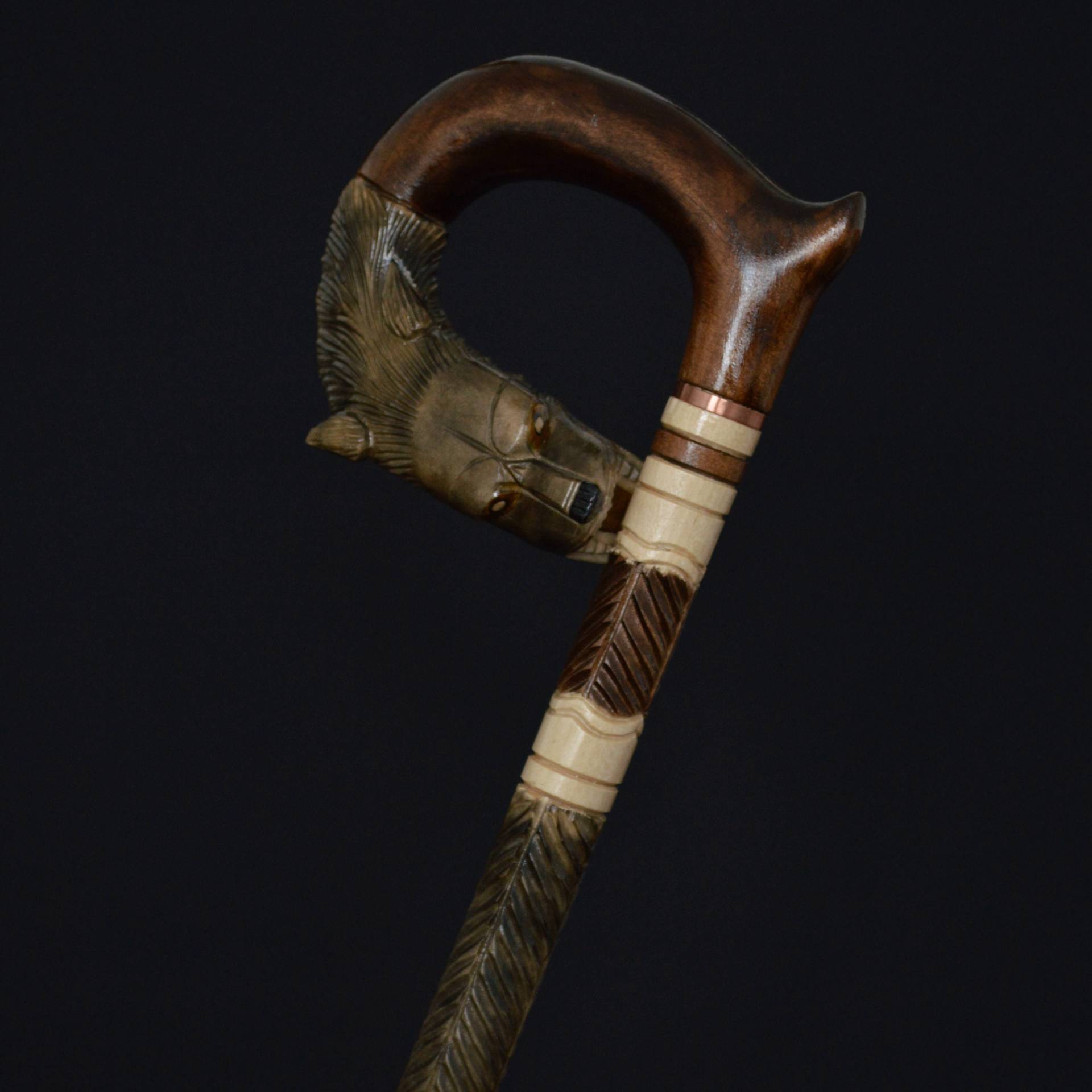 Spazierstock, Geschenk, Gehstock, Stöcke, Schilfrohr, Holz, Handgeschnitzt, Handgefertigt, Spazierstock-Zubehör | Wolf Dunkel Spazierstock, Geschenk, Gehstock, Stöcke, Schilfrohr, Holz, Handgeschnitzt, Handgefertigt, Spazierstock-Zubehör | Wolf Dunkel von Etsy - Artcrafft