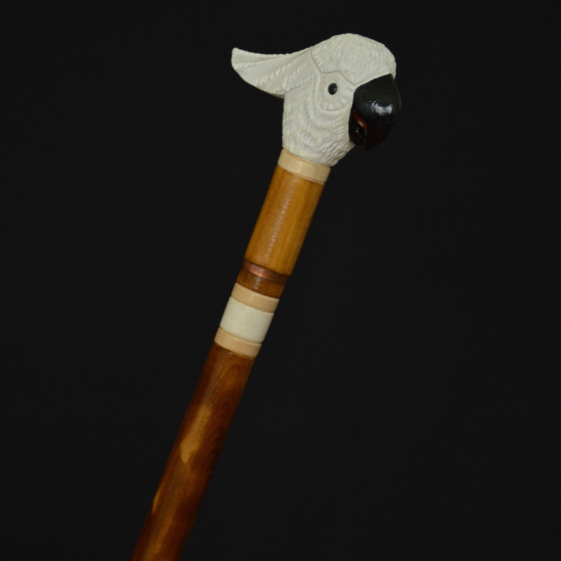 Spazierstock, Geschenk, Stöcke, Schilfrohr, Holz, Handgeschnitzt, Handgefertigt, Spazierstock-Zubehör | Papagei Weiß Spazierstock, Geschenk, Stöcke, Schilfrohr, Holz, Handgeschnitzt, Handgefertigt, Spazierstock-Zubehör | Papagei Weiß von Etsy - Artcrafft