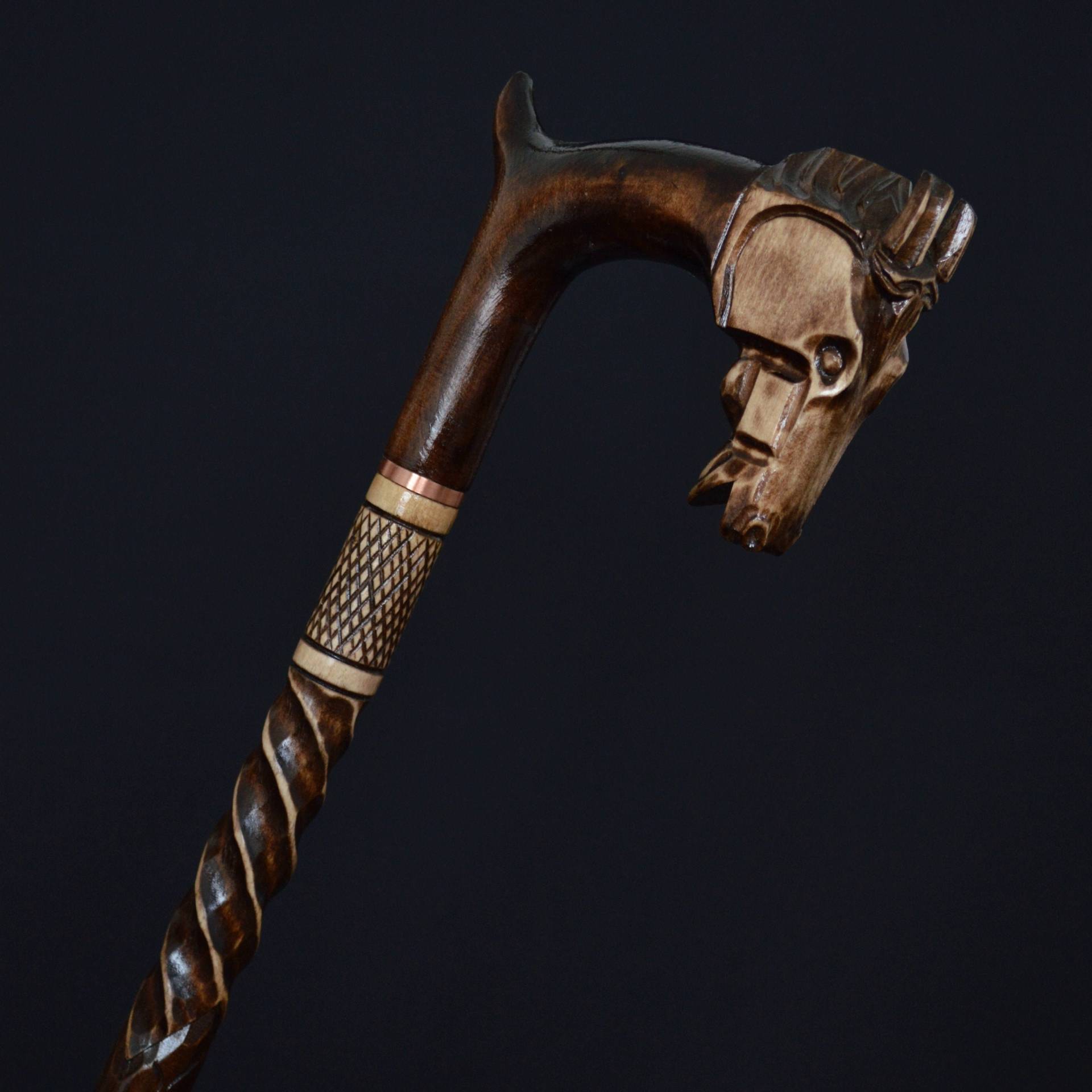 Spazierstock, Geschenk, Stöcke, Schilfrohr, Holz, Handgeschnitzt, Handgefertigt, Spazierstock-Zubehör | Pferdekopf Spazierstock, Geschenk, Stöcke, Schilfrohr, Holz, Handgeschnitzt, Handgefertigt, Spazierstock-Zubehör | Pferdekopf von Etsy - Artcrafft