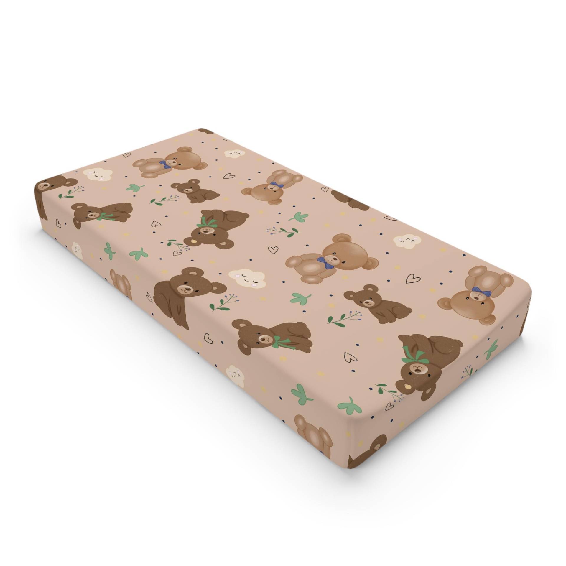 Woodland Bear Pattern Baby Changing Pad Cover | Neutral Nursery, Tan Bears Woodland Bear Pattern Baby Changing Pad Cover | Neutral Nursery, Tan Bears von Etsy - AsCreationsClassroom
