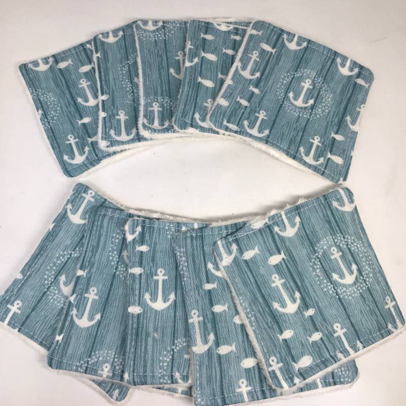 Wiederverwendbare Tücher, Make Up, Pads, Umweltfreundlich, Waschbare Wattepads, Baby, Körperpflege, Make-Up-Entfernung, Grün, Schönheit, Zero Waste von Etsy - AshgateCrafts