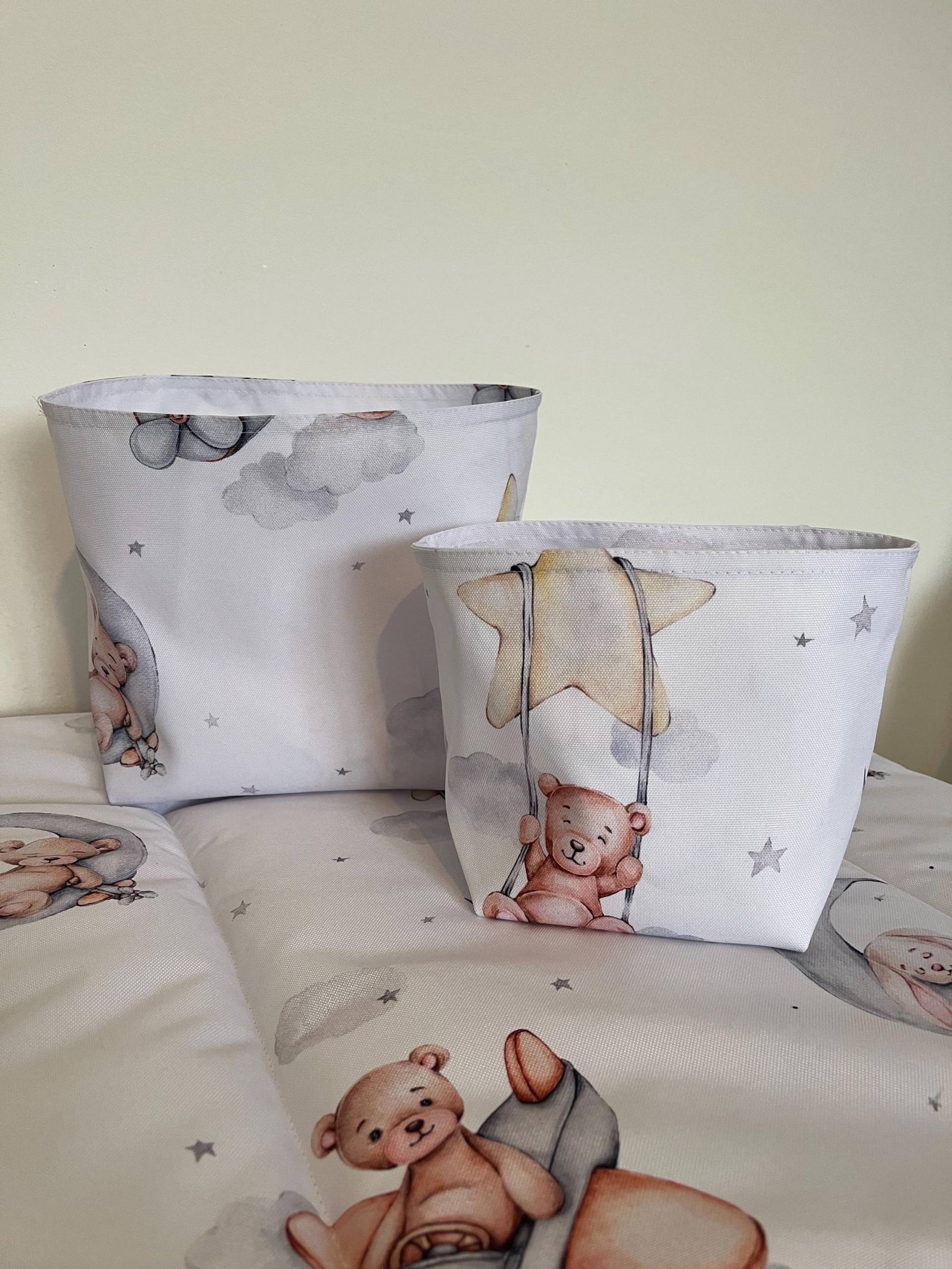 Utensilo, Stoffkörbchen, Aufbewahrung, Körbchen Aus Polyester, Windeltasche, Wickeltisch, Utensilo 2Er Set Utensilo, Stoffkörbchen, Aufbewahrung, Körbchen Aus Polyester, Windeltasche, Wickeltisch, Utensilo 2Er Set von Etsy - AtelieMagique