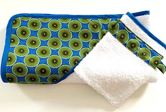 Badeumhang Und Waschlappen Aus Baumwollstoff Bambusschwamm von Etsy - AtelierNelseen