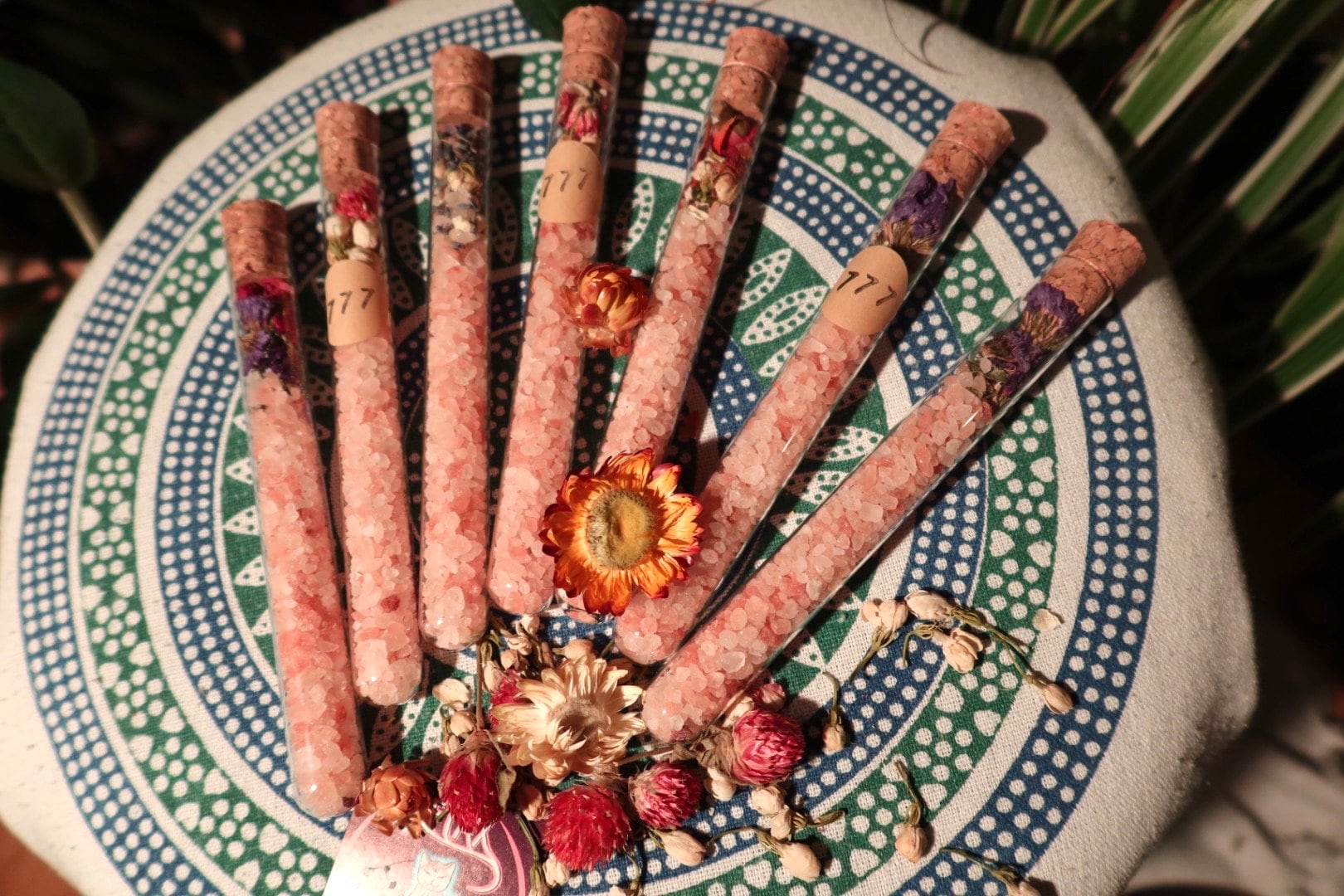 Badensalz Mit Blumen | 7stück von Etsy - Atelierrr777