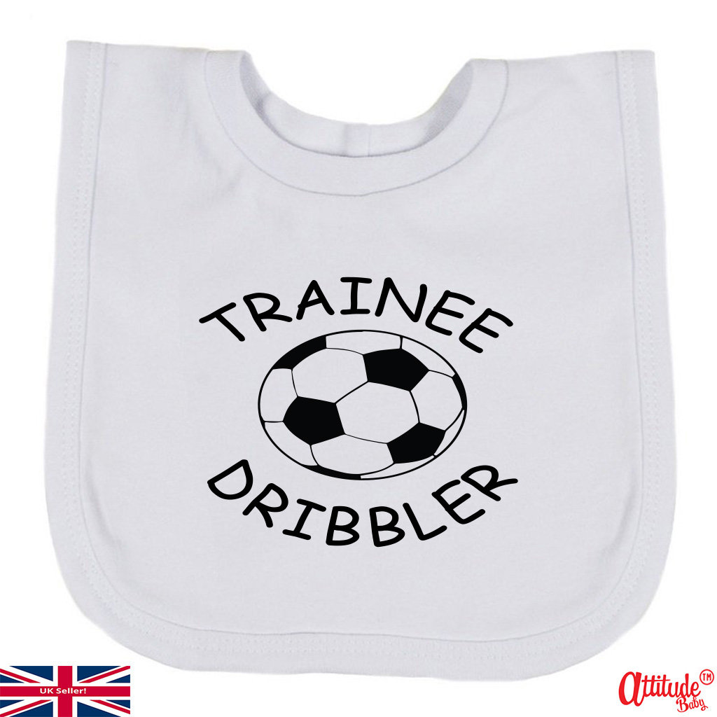 Azteken Dribbler Fußball-Babylätzchen - Gedrucktes Lustiges Babygeschenk von Etsy - AttitudeBaby