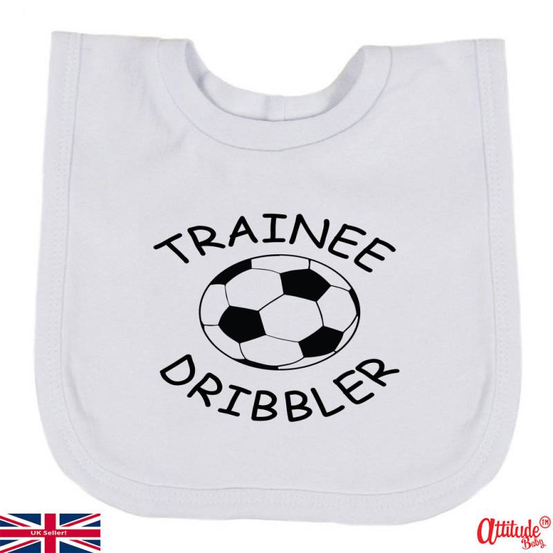 Azteken Dribbler Fußball-Babylätzchen - Gedrucktes Lustiges Babygeschenk von Etsy - AttitudeBaby