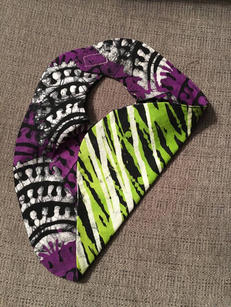 Wende-Batik Baby Lätzchen von Etsy - AuntieAbaBatiks
