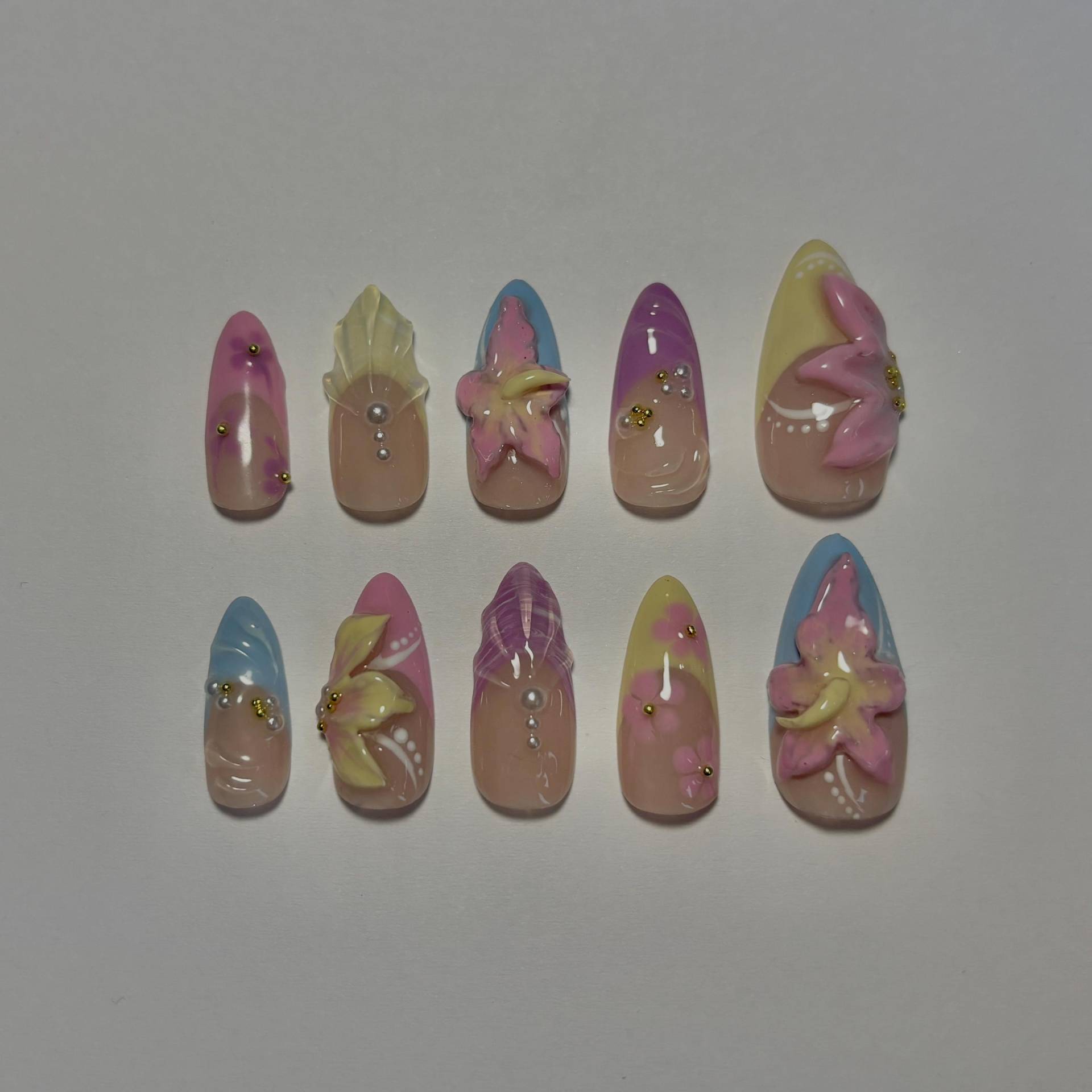 Drücken Sie Auf Die Nägel Drücken Sie Auf Die Nägel von Etsy - AuroraGelXNails