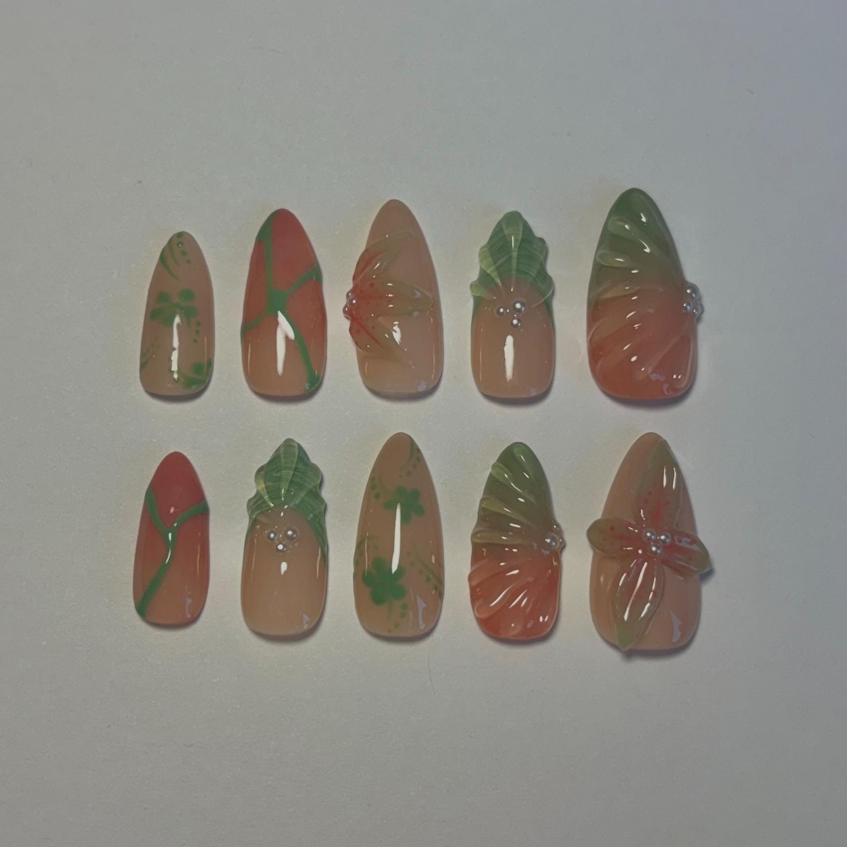 Drücken Sie Auf Die Nägel Drücken Sie Auf Die Nägel von Etsy - AuroraGelXNails