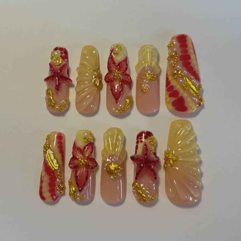 Drücken Sie Auf Die Nägel von Etsy - AuroraGelXNails
