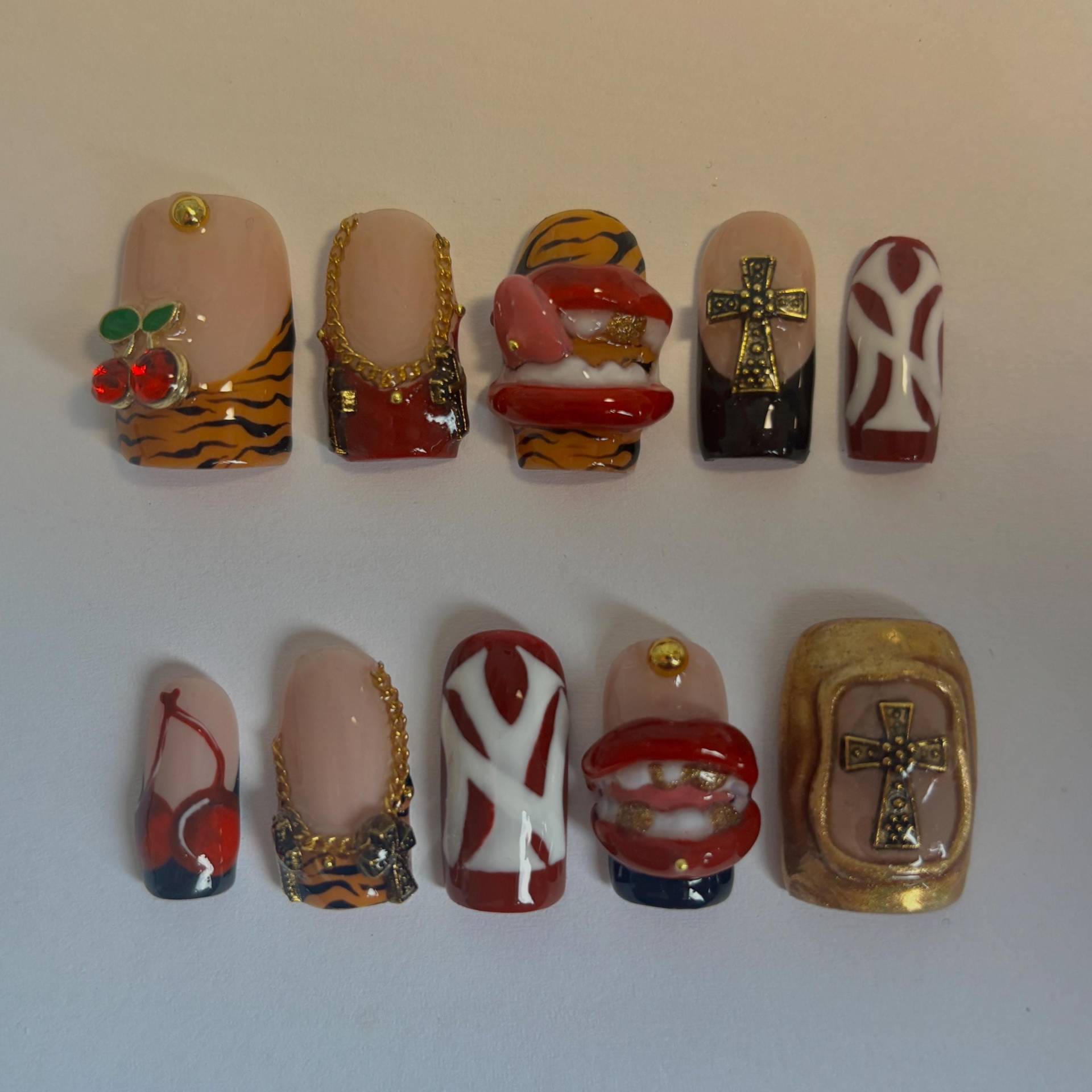 Drücken Sie Auf Die Nägel von Etsy - AuroraGelXNails