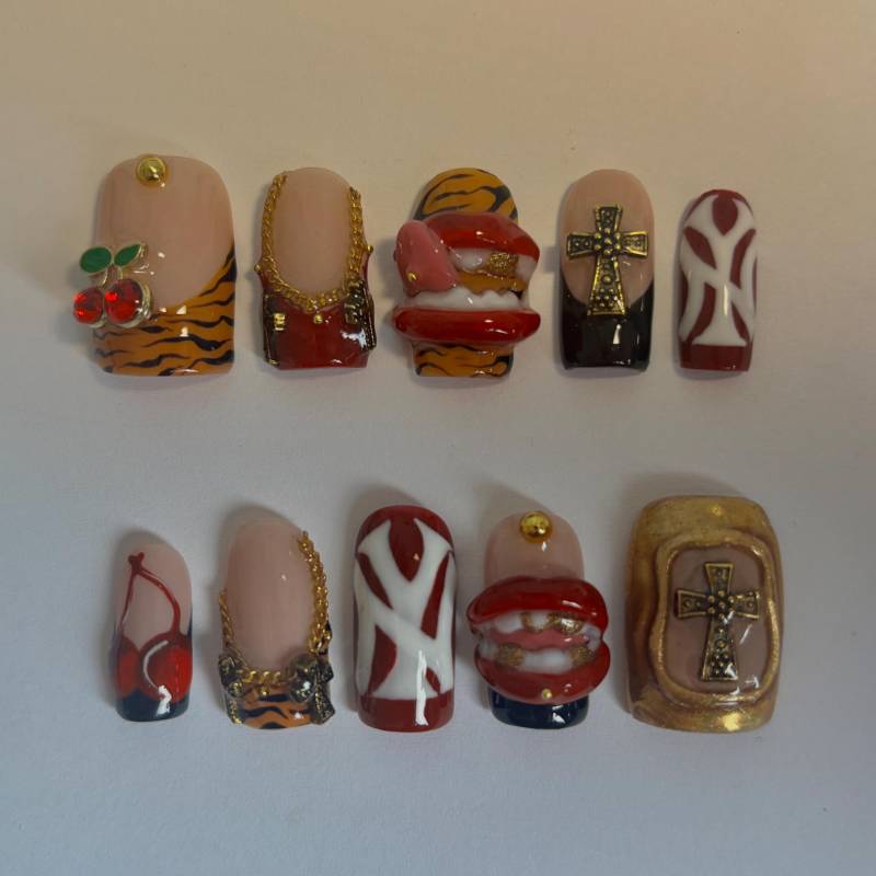Drücken Sie Auf Die Nägel von Etsy - AuroraGelXNails