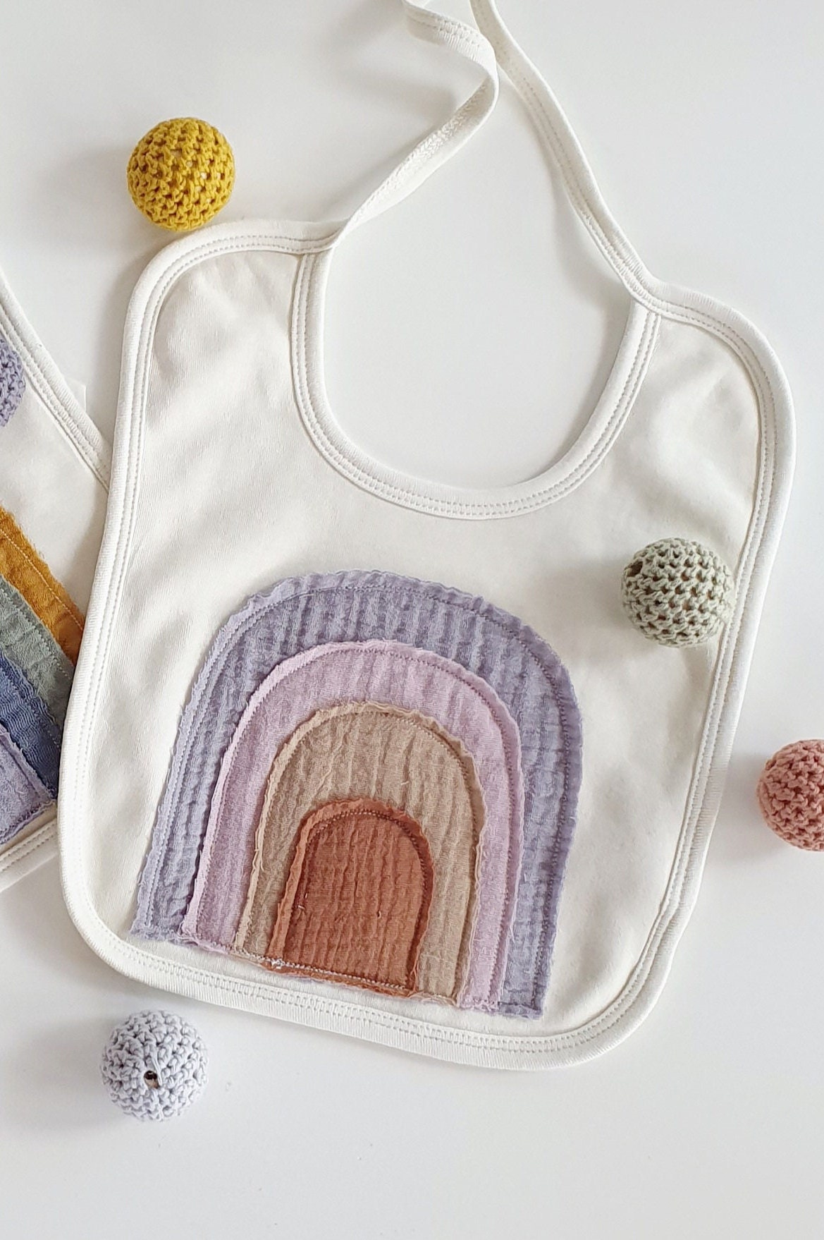 Baby Lätzchen Bio Baumwolle Regenbogen Babylätzchen Mädchen Boho Geschenk Geburt Baby Lätzchen Bio Baumwolle Regenbogen Babylätzchen Mädchen Boho Geschenk Geburt von Etsy - Avocadopink