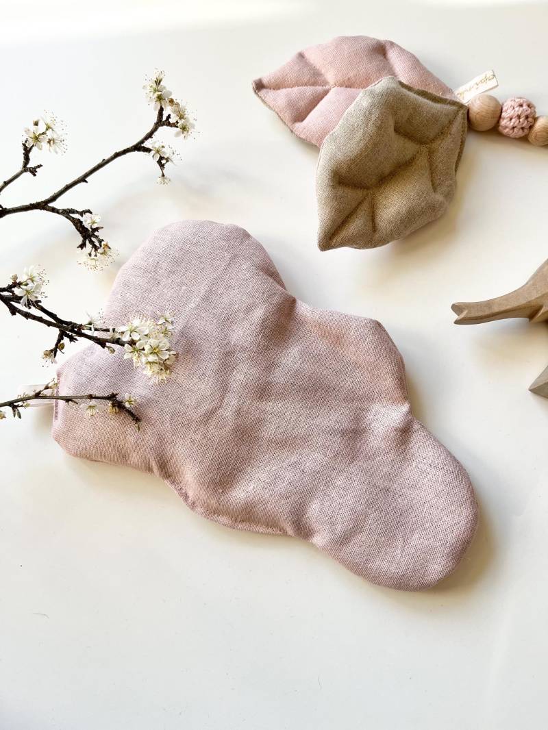 Leinen Traubenkernkissen Wärmekissen Wolke Geschenk Baby Geburt Wärmesäckchen Körnerkissen Bio Traubenkerne Farbwahl von Etsy - Avocadopink