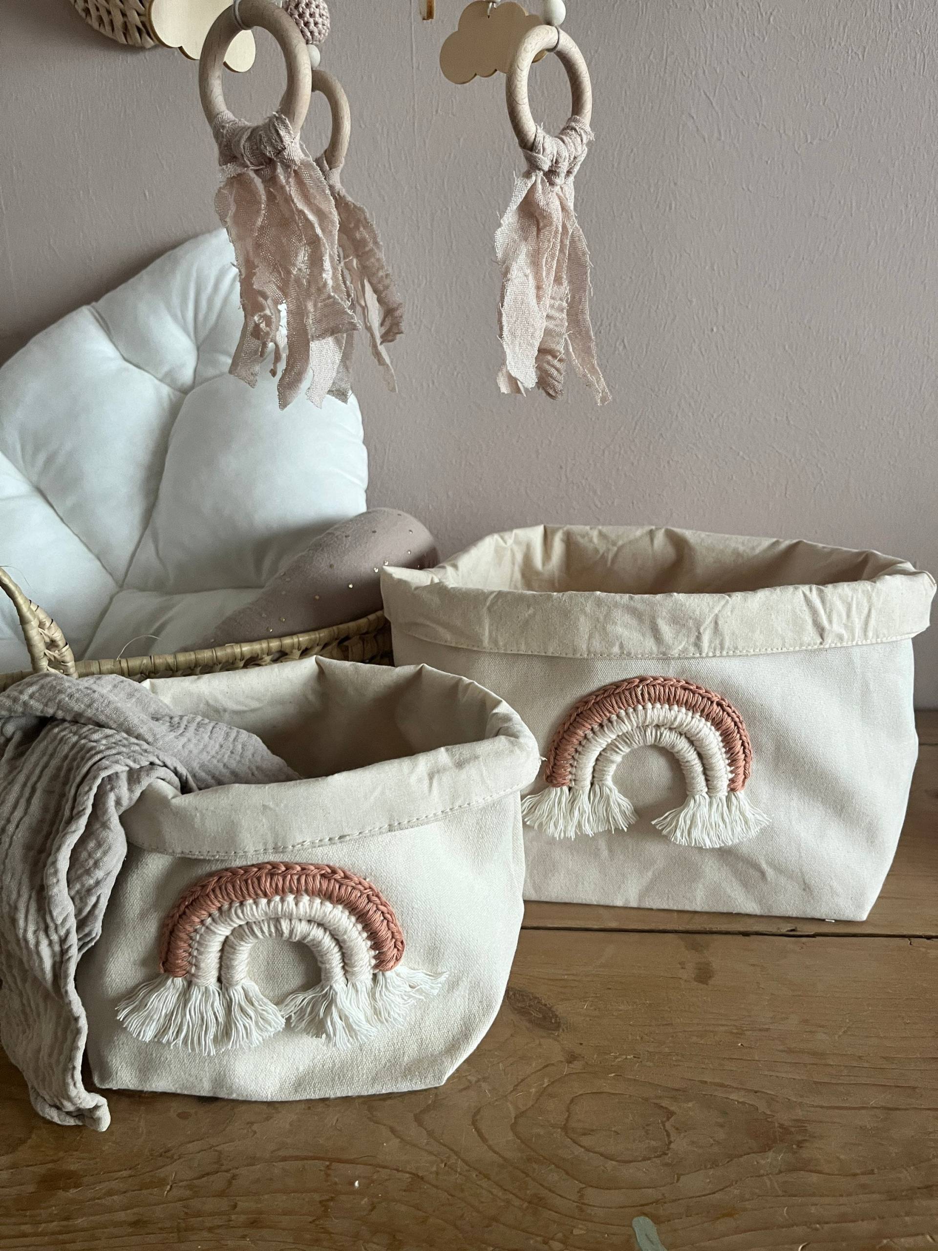 Utensilo 2Er Set Regenbogen Rainbow Terracotta Stoffkorb Windelkorb Mädchen Rosé Wickeltisch Geschenk Geburt Utensilo 2Er Set Regenbogen Rainbow Terracotta Stoffkorb Windelkorb Mädchen Rosé Wickeltisch Geschenk Geburt von Etsy - Avocadopink
