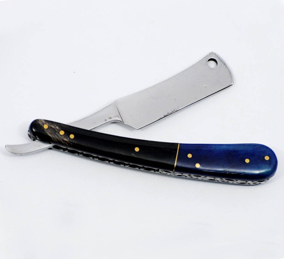 Handgefertigtes Rasiermesser Aus Damast-stahl Barber Handgefertigtes Rasiermesser Aus Damast-stahl Barber von Etsy - Axeforge