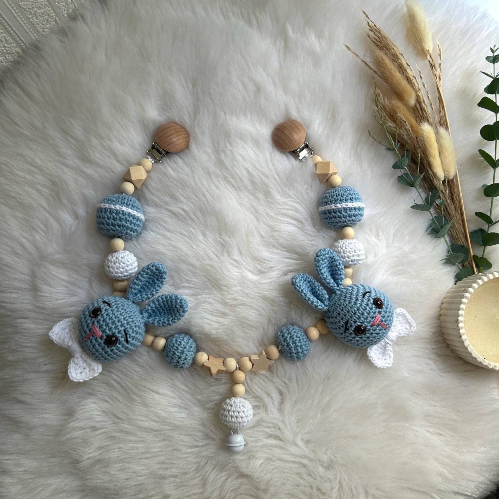 Kinderwagenkette Mit Hasen Motiv von Etsy - AylinsHaekelstubeDE