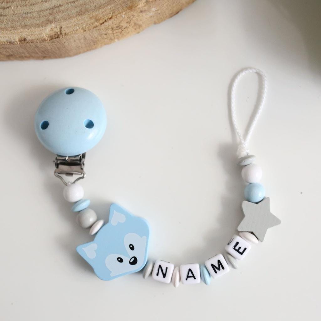 Schnullerkette Mit Namen "Fuchs" von Etsy - BABYWERKE