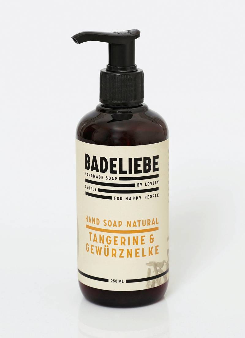 Badeliebe - Flüssigseife Tangerine & Gewürznelke von Etsy - BADELIEBE