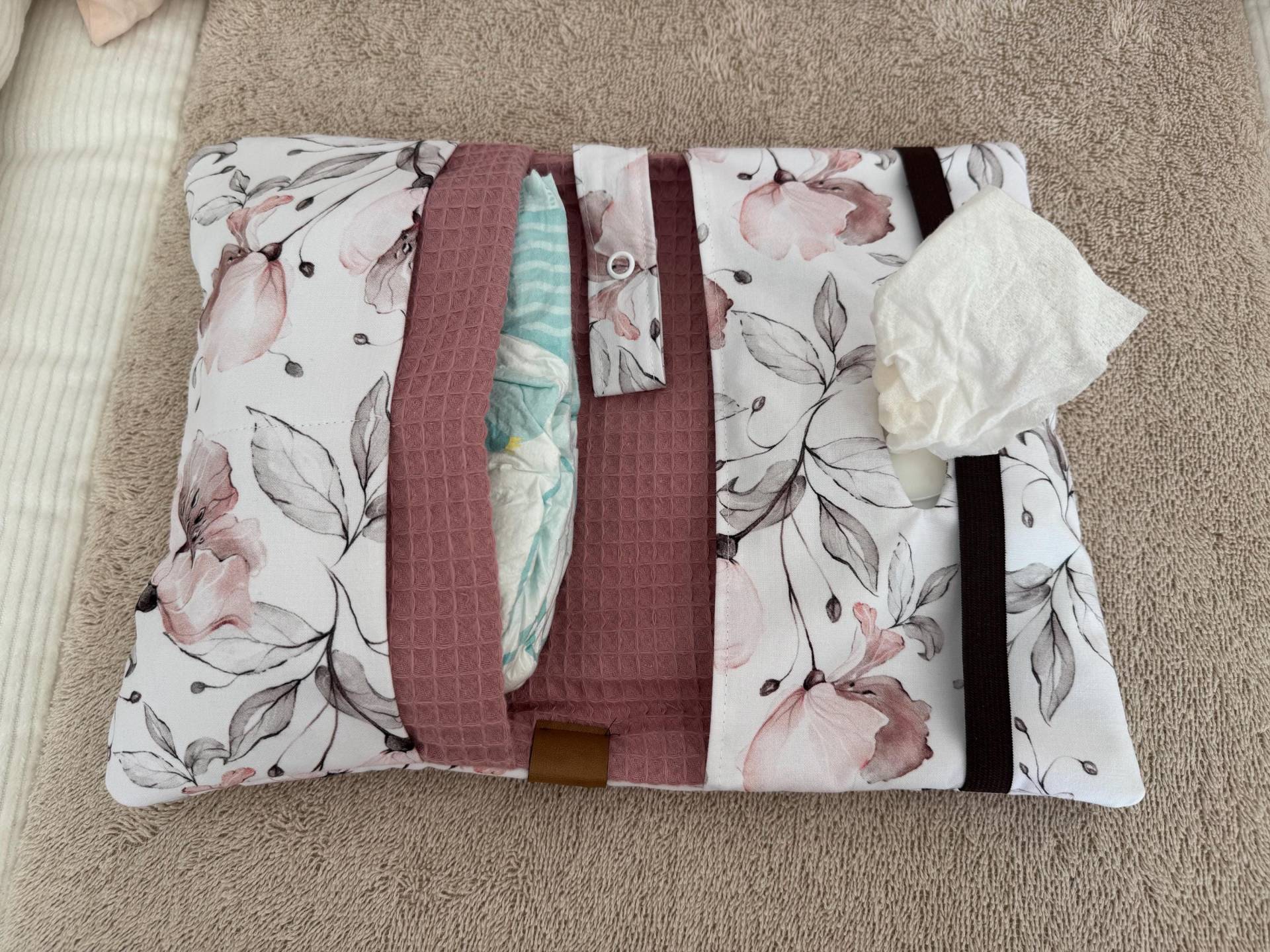 Windeltasche Flower Power Windeltasche Flower Power von Etsy - BAERLISTORE
