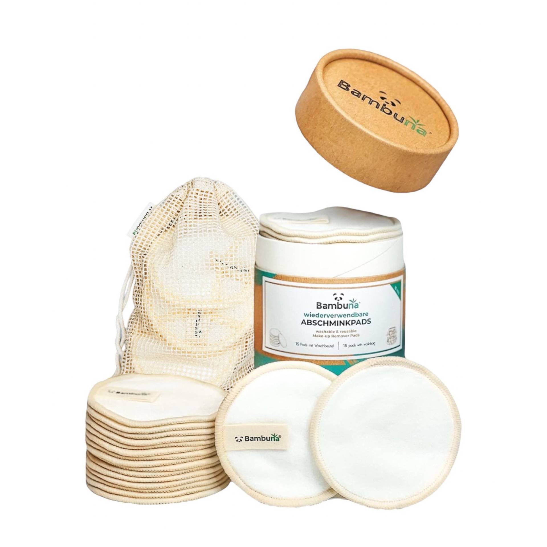 Bambuna® 15 Wiederverwendbare Bambus Wattepads - Waschbare Abschminkpads Mit Baumwoll-Beutel, Make-Up Entferner Pads Bambuna® 15 Wiederverwendbare Bambus Wattepads - Waschbare Abschminkpads Mit Baumwoll-Beutel, Make-Up Entferner Pads von Etsy - BAMBUNAde