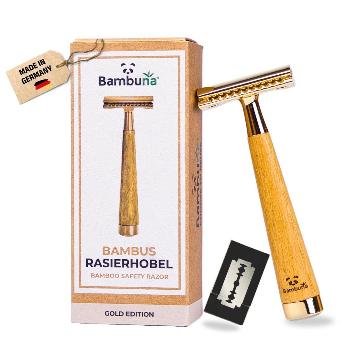 Bambuna Rasierhobel Damen & Herren Inkl. 5 Klingen - Set Gold Plastikfrei Ebook Bambuna Rasierhobel Damen & Herren Inkl. 5 Klingen - Set Gold Plastikfrei Ebook von Etsy - BAMBUNAde