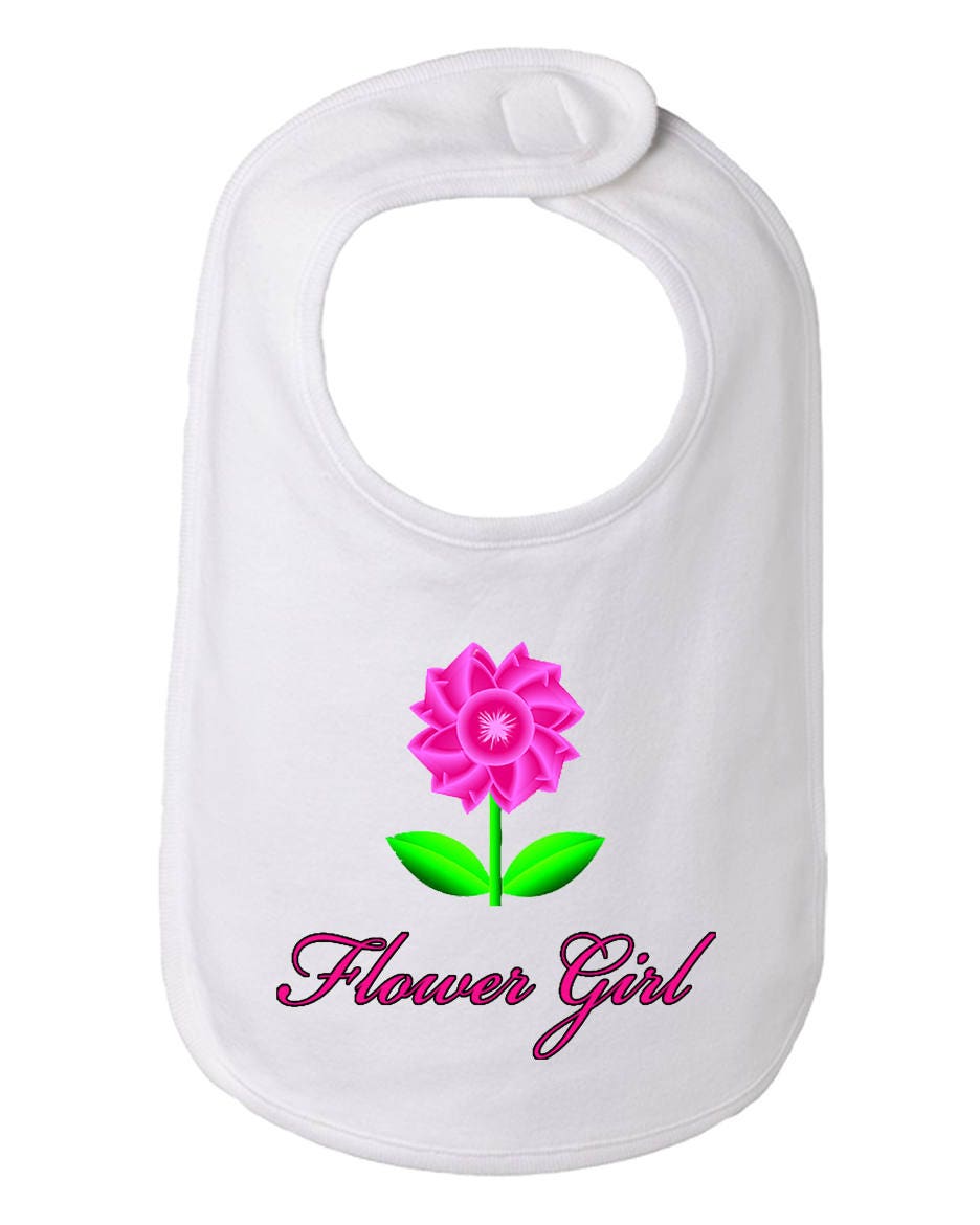Blumenmädchen Bib, Bib Für Blumenmädchen, Blumenmädchengeschenk von Etsy - BBIApparel