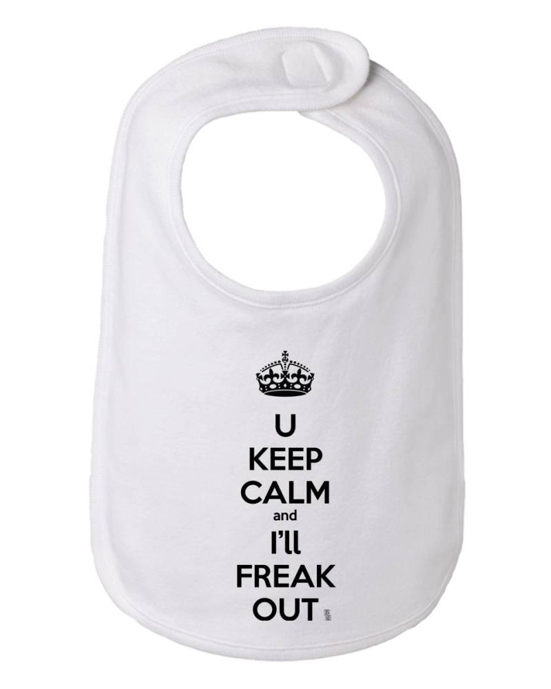Halten Sie Ruhig Baby Und Lätzchen, Ruhe Bewahren Ich Werde Ausflippen, Halten Lustige Baby-Kleidung von Etsy - BBIApparel
