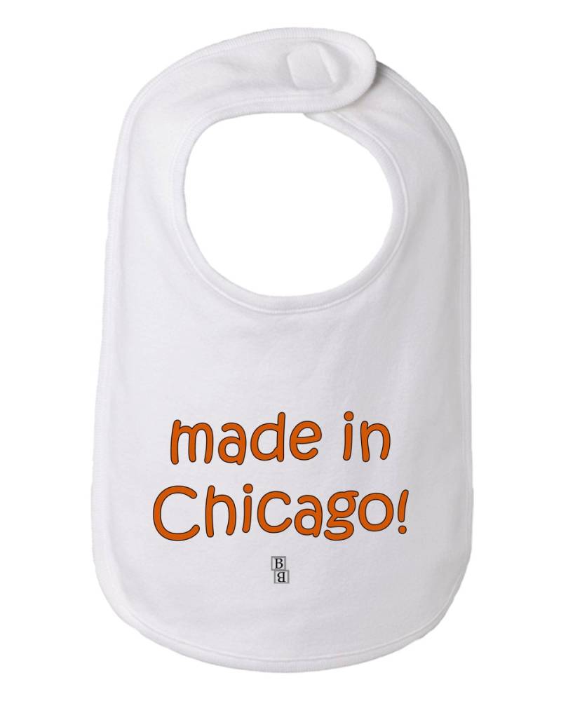 Maßgeschneiderte Baby Und Kleinkind Lätzchen, Hergestellt in Chicago Ihre Stadt Bib, Benutzerdefinierte Lätzchen Aus Bib von Etsy - BBIApparel