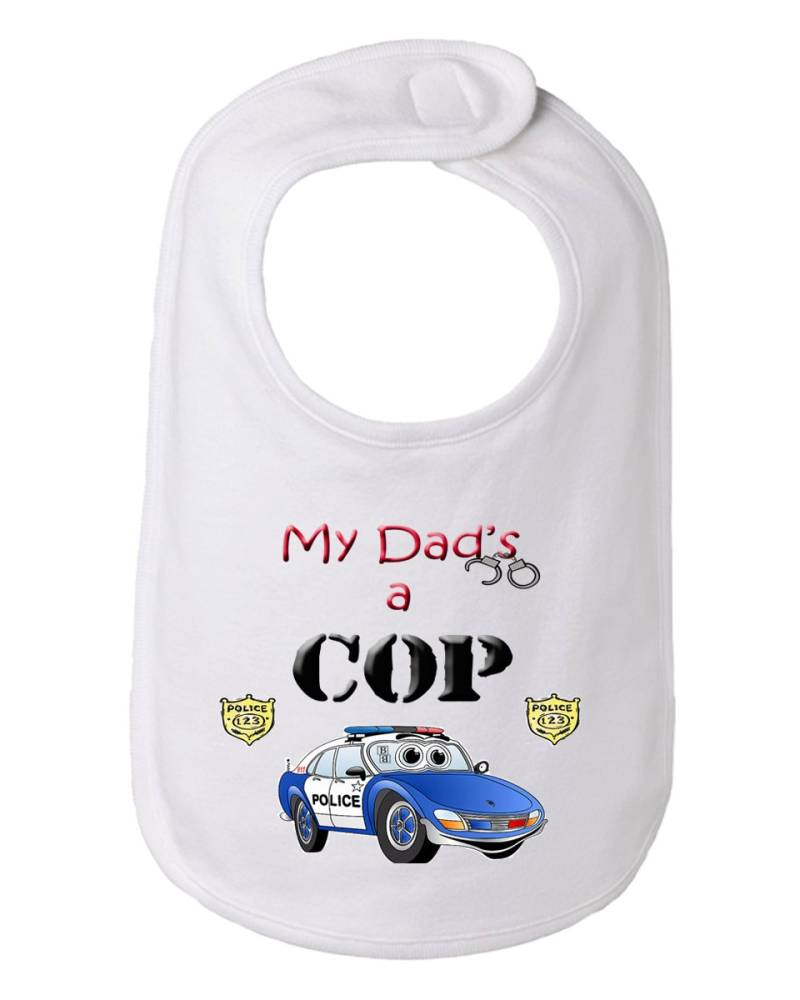 Mein Vater Ist Ein Cop Polizei Baby Und Lätzchen, Papa Bib, Dad Polizei-Baby-Lätzchen von Etsy - BBIApparel