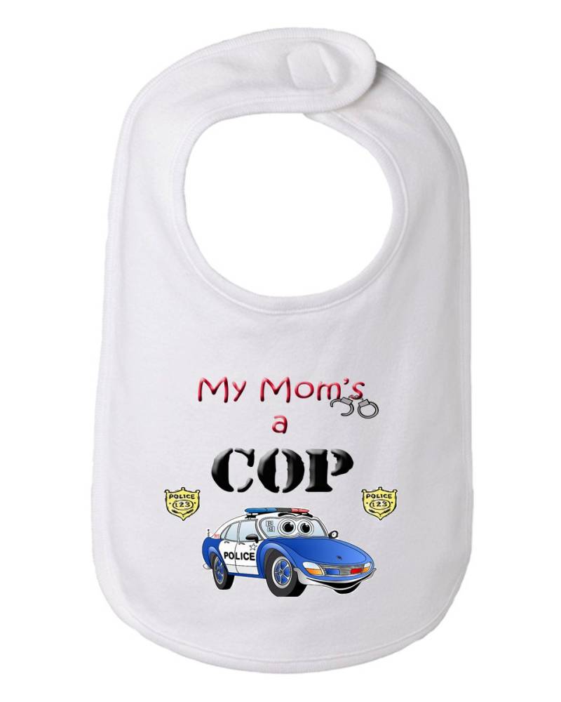 Meine Mutter Ist Ein Cop Polizei Baby Und Lätzchen, Mama Bib, Polizei-Mama-Baby-Lätzchen, Bib von Etsy - BBIApparel