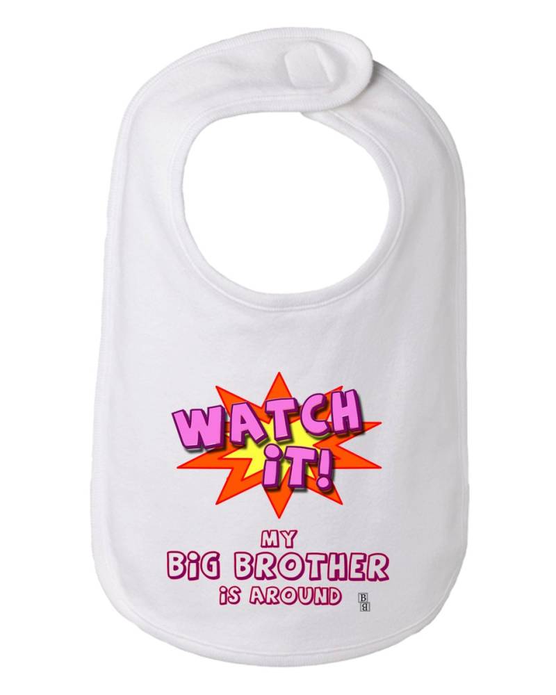 Sehen Sie Es Mein Großer Bruder Ist, Um Lustige Baby Und Kleinkind Bib, Big Brother Lätzchen, Bro Bib von Etsy - BBIApparel