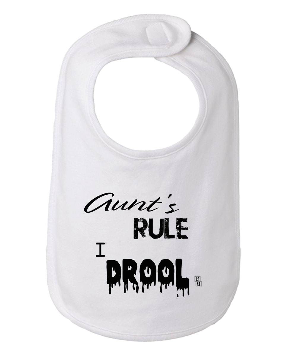 Tanten Regel Ich Sabber-Lätzchen, Halstuch Tante, Geschenk Von Tante-Baby-Kleidung, Tante Nichte Lätzchen, Neffe Bib von Etsy - BBIApparel