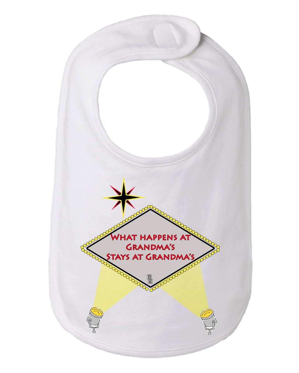 Was Passieren Bei Omas Bleibt An Lustige Baby Und Kleinkind Bib Oma Lätzchen Verwöhnt Mich Ich Liebe von Etsy - BBIApparel