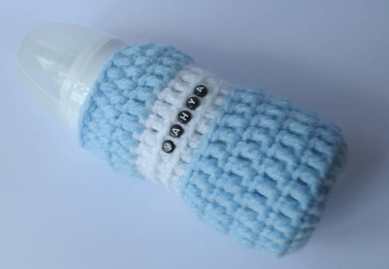 Personalisierte Gehäkelte Babyflasche Personalisierte Gehäkelte Babyflasche von Etsy - BBKits