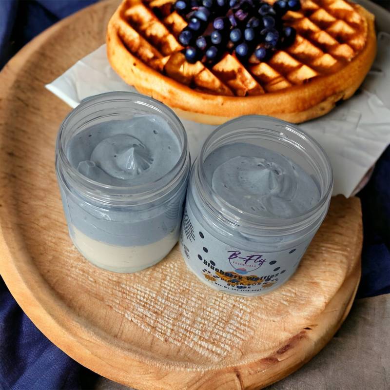 Schlagsahne Körperbutter| Blaubeerwaffeln|Körperbutter|Blaubeere von Etsy - BFlyEssentials
