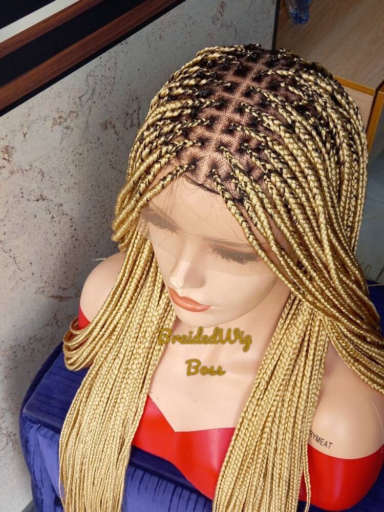 Blonde Geflochtene Vollspitze Perücke Knotenlos Für Schwarze Frauen Lace Front Perücken Zöpfe Box Braid Geflochtene Spitze Vorne Blonde Geflochtene Vollspitze Perücke Knotenlos Für Schwarze Frauen Lace Front Perücken Zöpfe Box Braid Geflochtene Spitze Vorne von Etsy - BRAIDEDWIGBOUTIQUE
