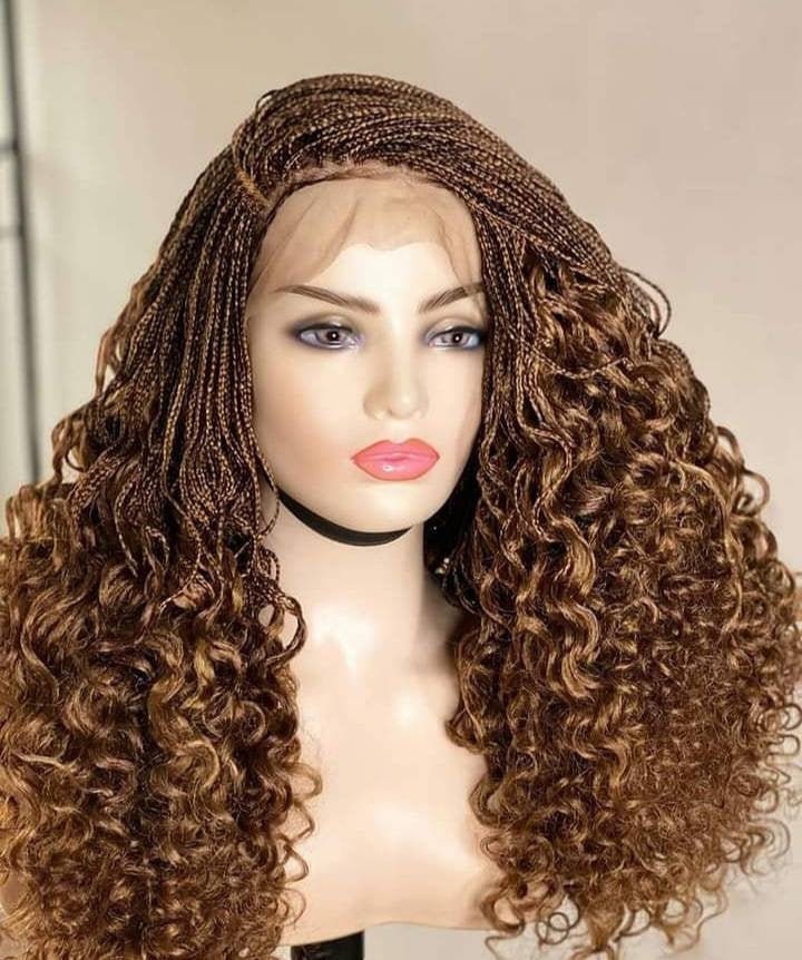 Geflochtene Perücke, Box Braid Geflochtene Perücke Für Schwarze Frauen, Volle Spitze Perücken, Spitzenperücken, Knotenlose Geflochtene Perücke, Box Braid Geflochtene Perücke Für Schwarze Frauen, Volle Spitze Perücken, Spitzenperücken, Knotenlose von Etsy - BRAIDEDWIGBOUTIQUE