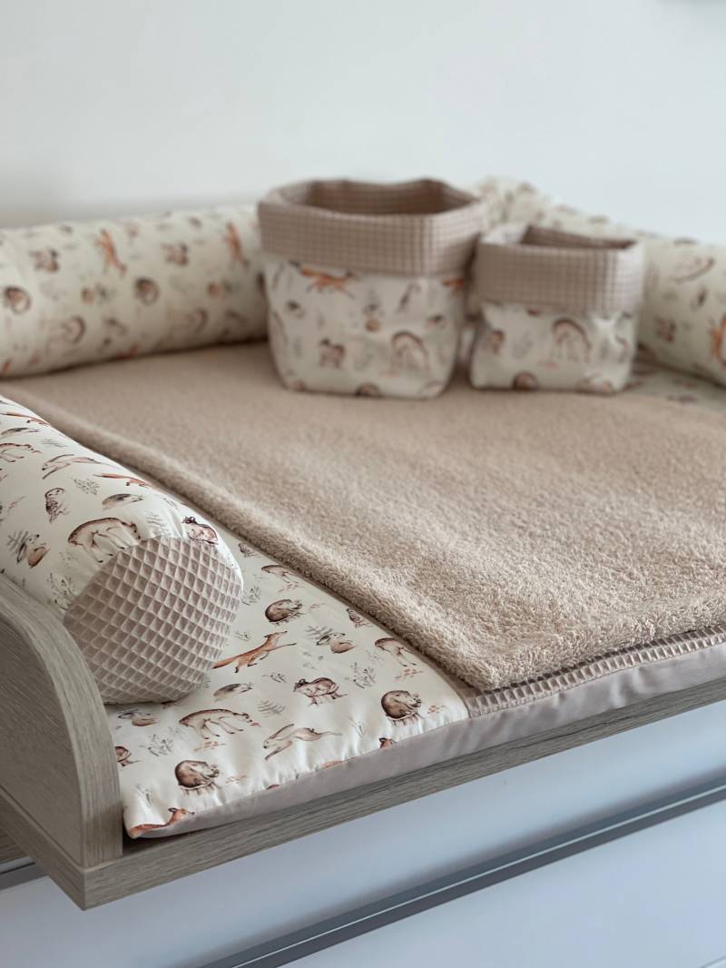 Wickelauflage Ohne Zubehör Wickeltischauflage Ökotex Standard 100 Bio Baumwolle 75x75cm 85x75cm Wunschmaß von Etsy - BabysKleineWelt