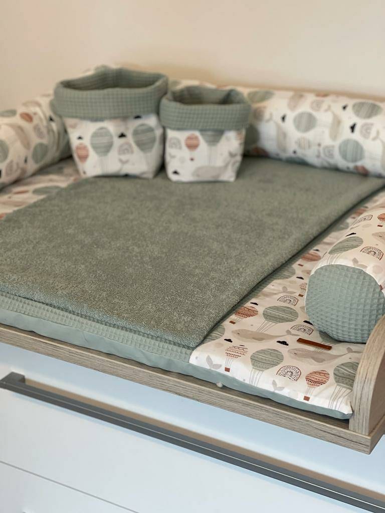 Wickelauflage Ohne Zubehör Wickeltischauflage Ökotex Standard 100 Bio Baumwolle 75x75cm 85x75cm Wunschmaß von Etsy - BaLiTiHandmade