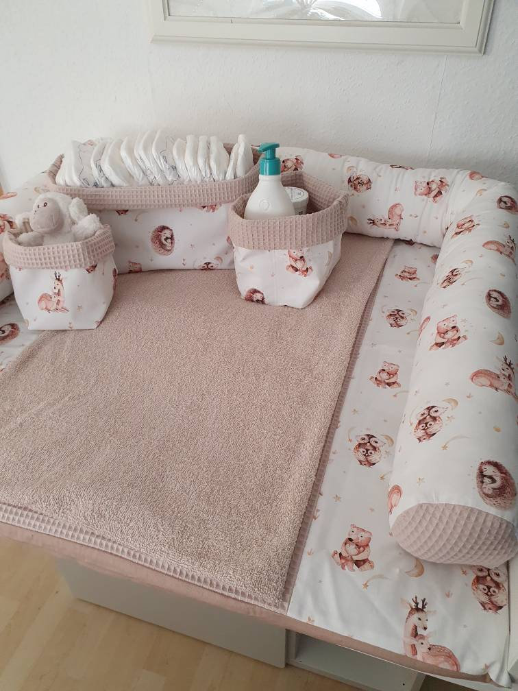 Wickelauflage Ohne Zubehör Wickeltischauflage Ökotex Standard 100 Bio Baumwolle 75x75cm 85x75cm Wunschmaß von Etsy - BaLiTiHandmade