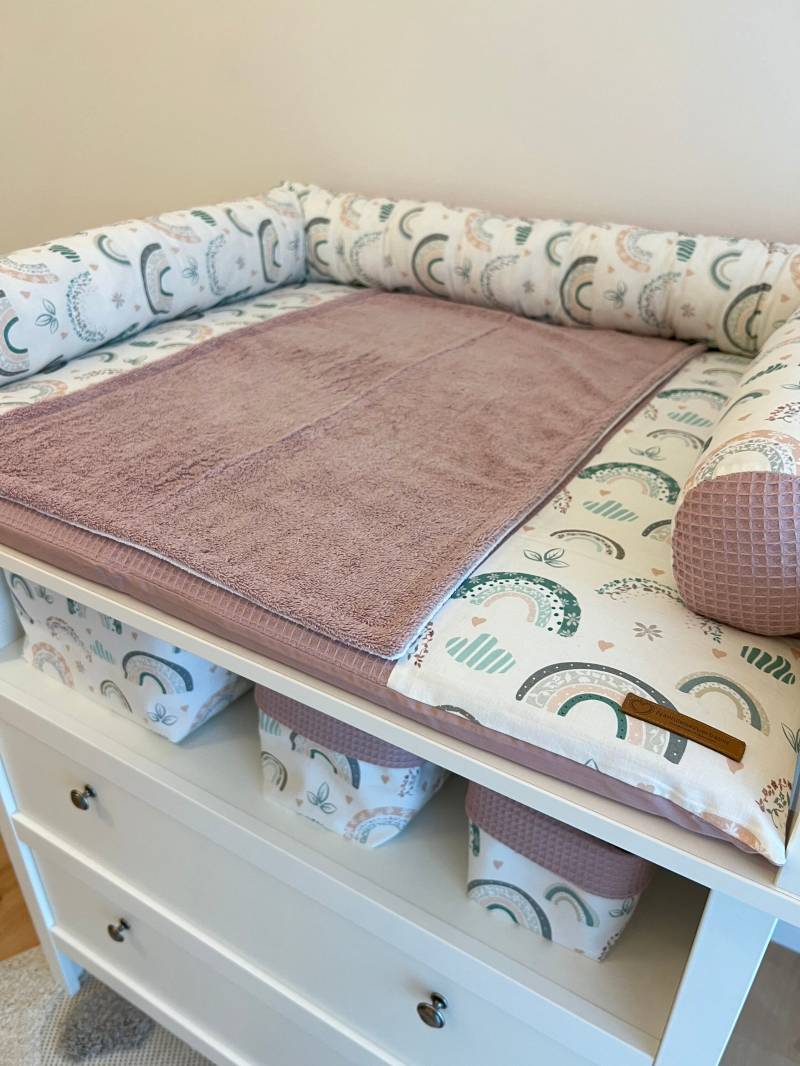 Wickelauflage Ohne Zubehör Wickeltischauflage Ökotex Standard 100 Bio Baumwolle 75x75cm 85x75cm Wunschmaß von Etsy - BaLiTiHandmade