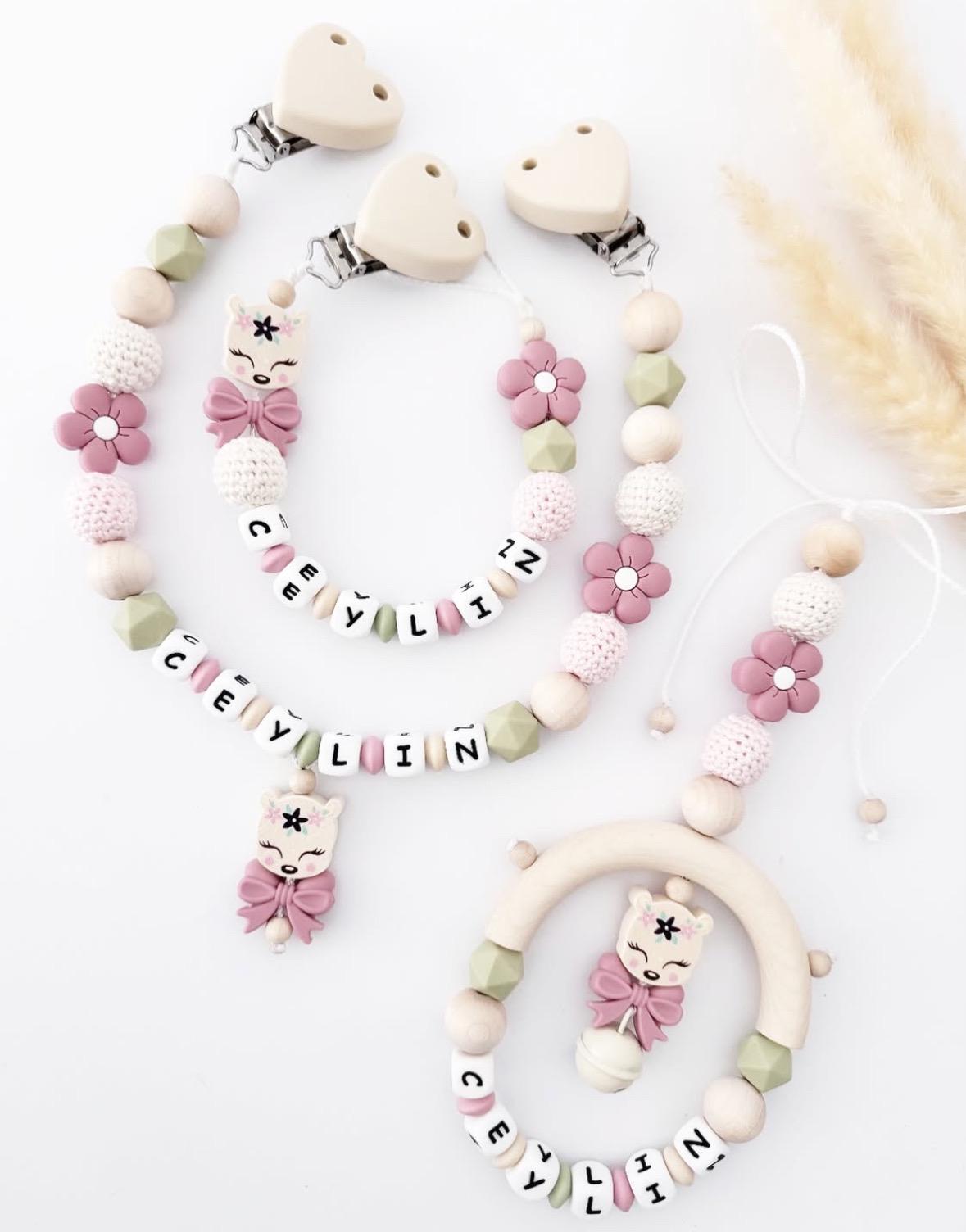 3 Er Set Reh Mit Schleife 3 Er Set Reh Mit Schleife von Etsy - BabyAccessoiresDE