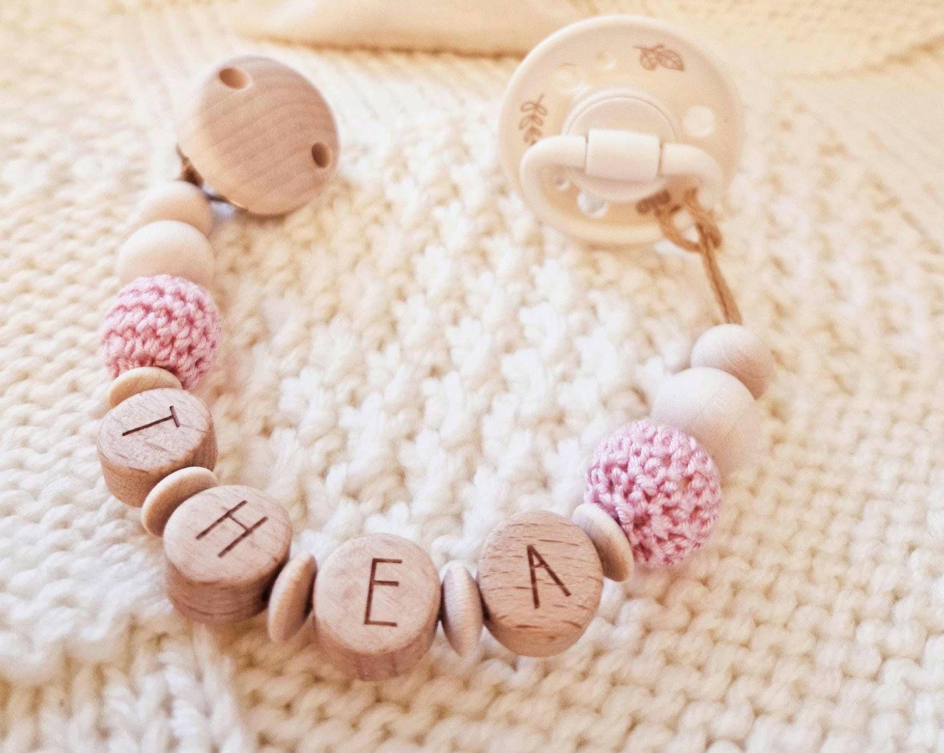 Schnullerkette Mit Namen, Personalisiert, Beige, Rosa, Natur, Babygeschenk, Geschenk Zur Geburt, Taufe, Babyshower, Neugeborene, Baby Schnullerkette Mit Namen, Personalisiert, Beige, Rosa, Natur, Babygeschenk, Geschenk Zur Geburt, Taufe, Babyshower, Neugeborene, Baby von Etsy - BabyKimba